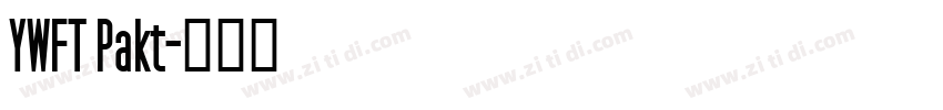 YWFT Pakt字体转换
